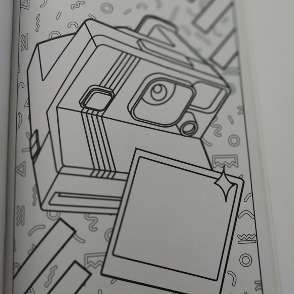 Coloring The 80'sRelax and Rewind Coloring Book - Picture 3 of 4